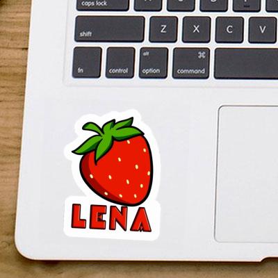 Strawberry Sticker Lena Notebook Image