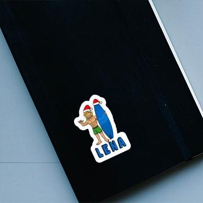 Sticker Surfer Lena Notebook Image