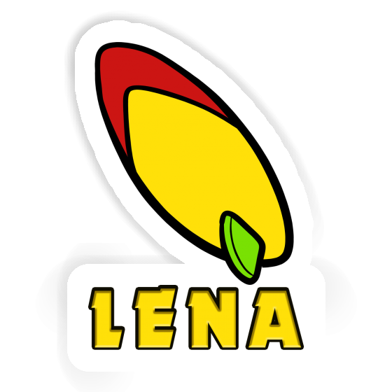 Sticker Surfboard Lena Notebook Image