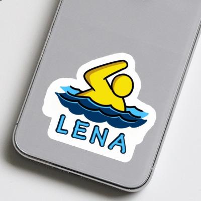 Swimmer Sticker Lena Laptop Image