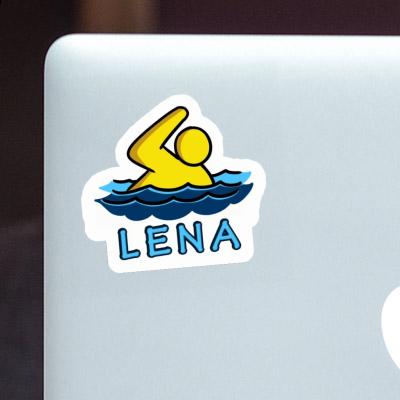 Swimmer Sticker Lena Notebook Image