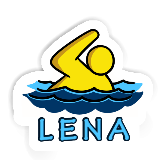 Sticker Lena Swimmer Notebook Image