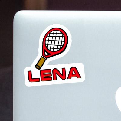 Lena Autocollant Raquette de tennis Notebook Image