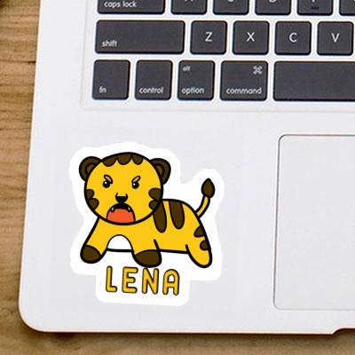 Baby Tiger Sticker Lena Laptop Image