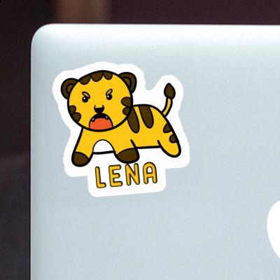 Baby Tiger Sticker Lena Laptop Image