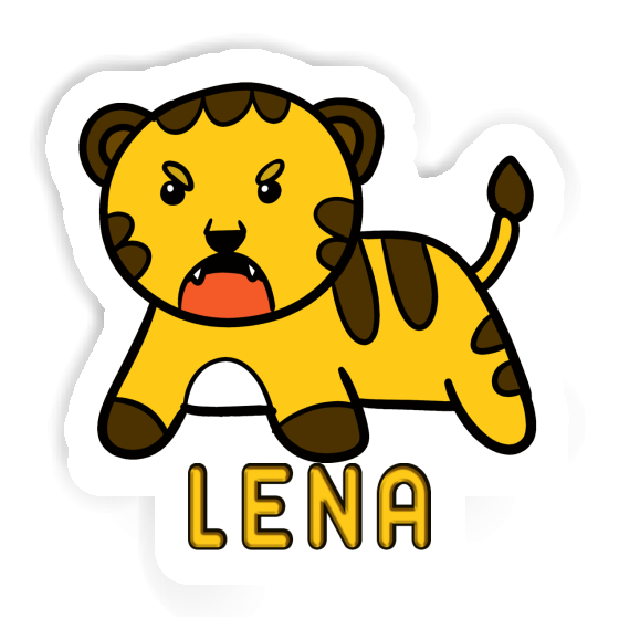 Baby Tiger Sticker Lena Gift package Image