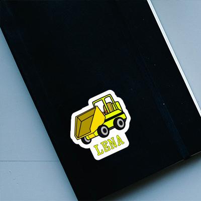 Front Tipper Sticker Lena Notebook Image