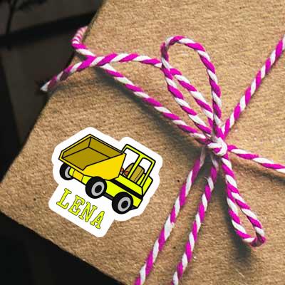 Sticker Front Tipper Lena Gift package Image