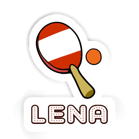 Autocollant Raquette de ping-pong Lena Image