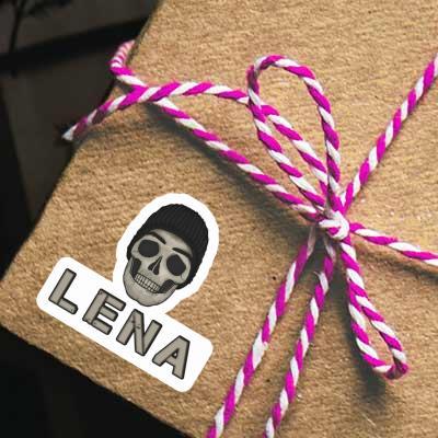 Lena Sticker Skull Laptop Image