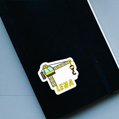 Lena Sticker Tower Crane Notebook Image