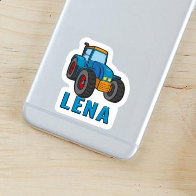 Lena Sticker Tractor Laptop Image