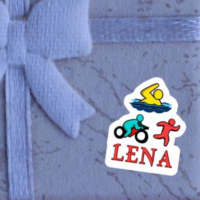 Sticker Triathlete Lena Notebook Image