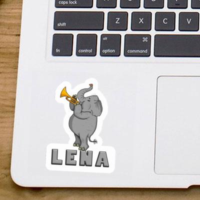 Elephant Sticker Lena Laptop Image