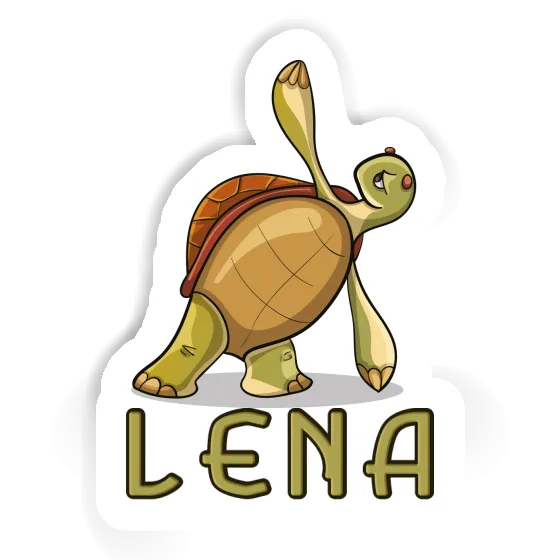 Yoga Turtle Sticker Lena Gift package Image