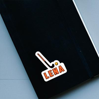 Floorball Stick Sticker Lena Notebook Image