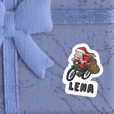 Sticker Cyclist Lena Notebook Image