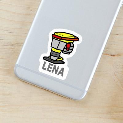 Autocollant Lena Pilons vibrant Laptop Image