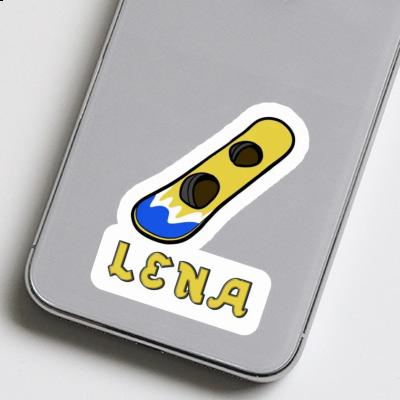 Lena Sticker Wakeboard Notebook Image