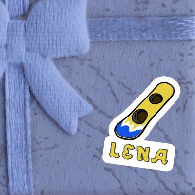 Lena Sticker Wakeboard Notebook Image