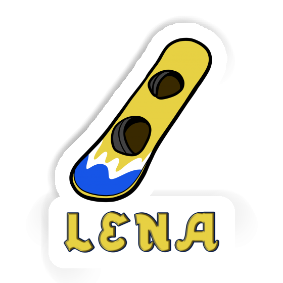 Lena Sticker Wakeboard Laptop Image