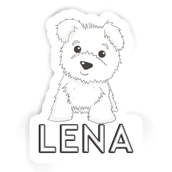 Lena Aufkleber Westie Laptop Image