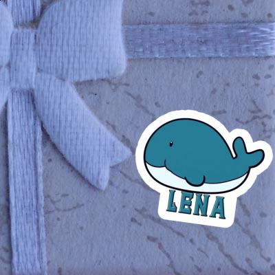 Sticker Whale Fish Lena Laptop Image