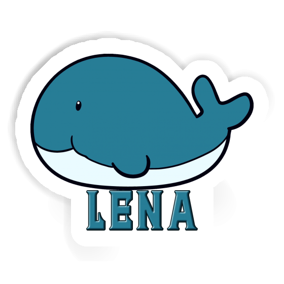 Baleine Autocollant Lena Notebook Image