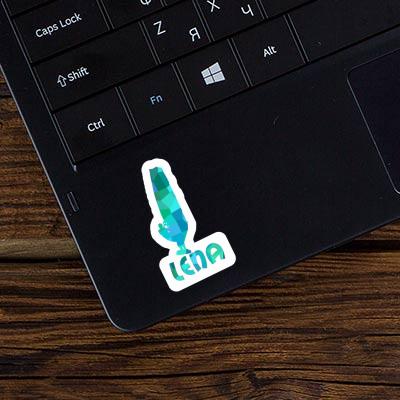 Lena Sticker Windsurfer Laptop Image