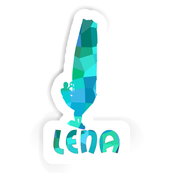 Lena Sticker Windsurfer Laptop Image