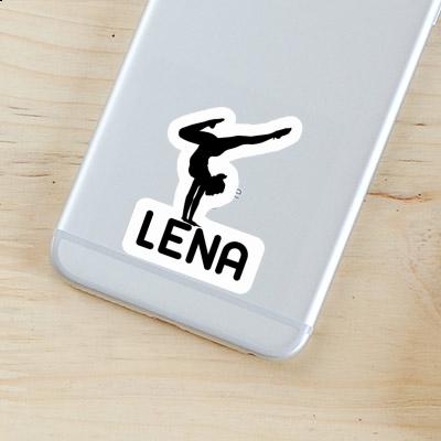 Sticker Yoga Woman Lena Notebook Image