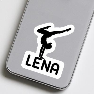 Sticker Lena Yoga Woman Notebook Image