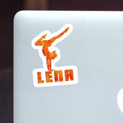 Autocollant Lena Femme de yoga Notebook Image