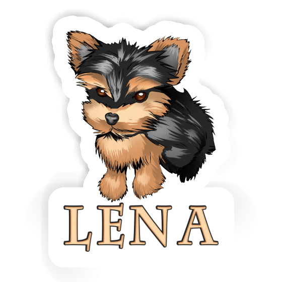 Lena Autocollant Yorkie Image