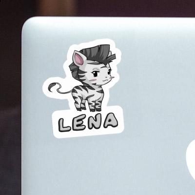 Sticker Lena Zebra Image