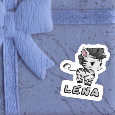 Sticker Lena Zebra Laptop Image