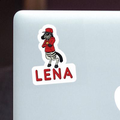 Sticker Lena Zebra Image