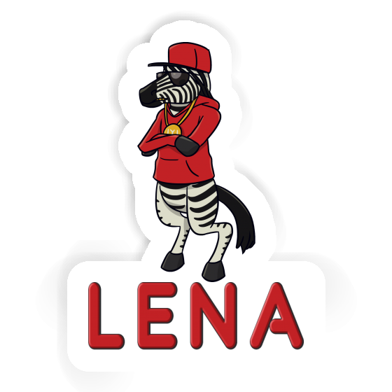 Sticker Lena Zebra Notebook Image