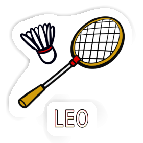 Léo Autocollant Raquette de badminton Image