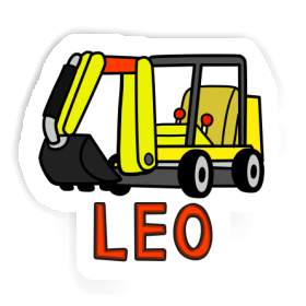 Sticker Minibagger Leo Image
