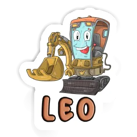 Aufkleber Bagger Leo Image