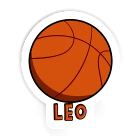 Léo Autocollant Basket-ball Image