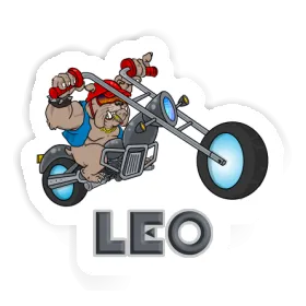 Sticker Motorbike Rider Léo Image