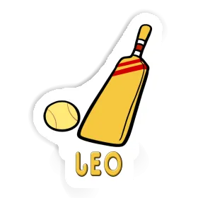 Maillet de cricket Autocollant Léo Image