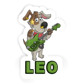 Gitarrist Sticker Leo Image