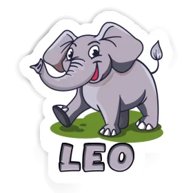 Sticker Elefant Leo Image