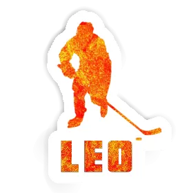 Aufkleber Eishockeyspieler Leo Image