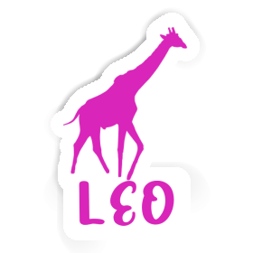 Aufkleber Giraffe Léo Image