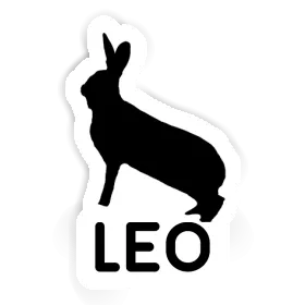 Autocollant Lapin Léo Image