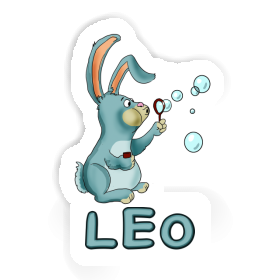 Lapin Autocollant Léo Image
